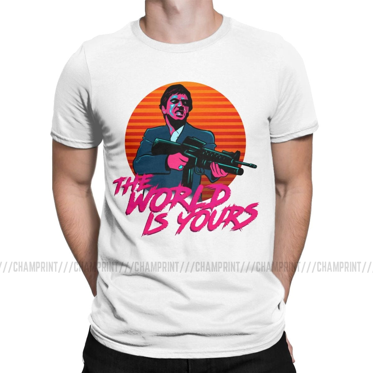 Mens Scarface Movie Themed Tee Shirt