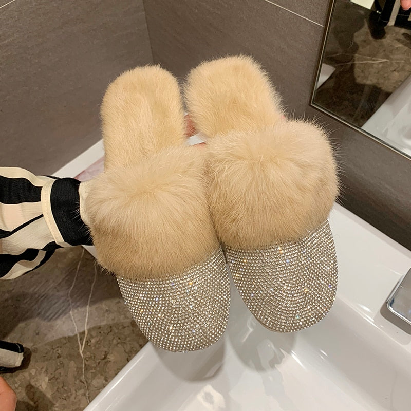 Big Size Slippers Female Ladies Designer Shoes