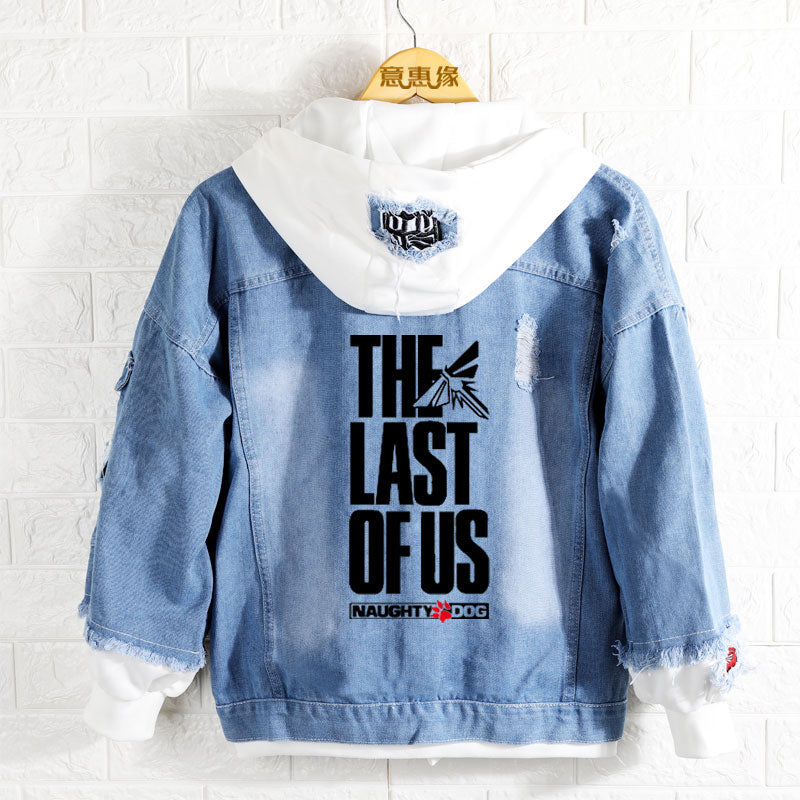 Men's The Last of Us Demin Jacket and hoodie top