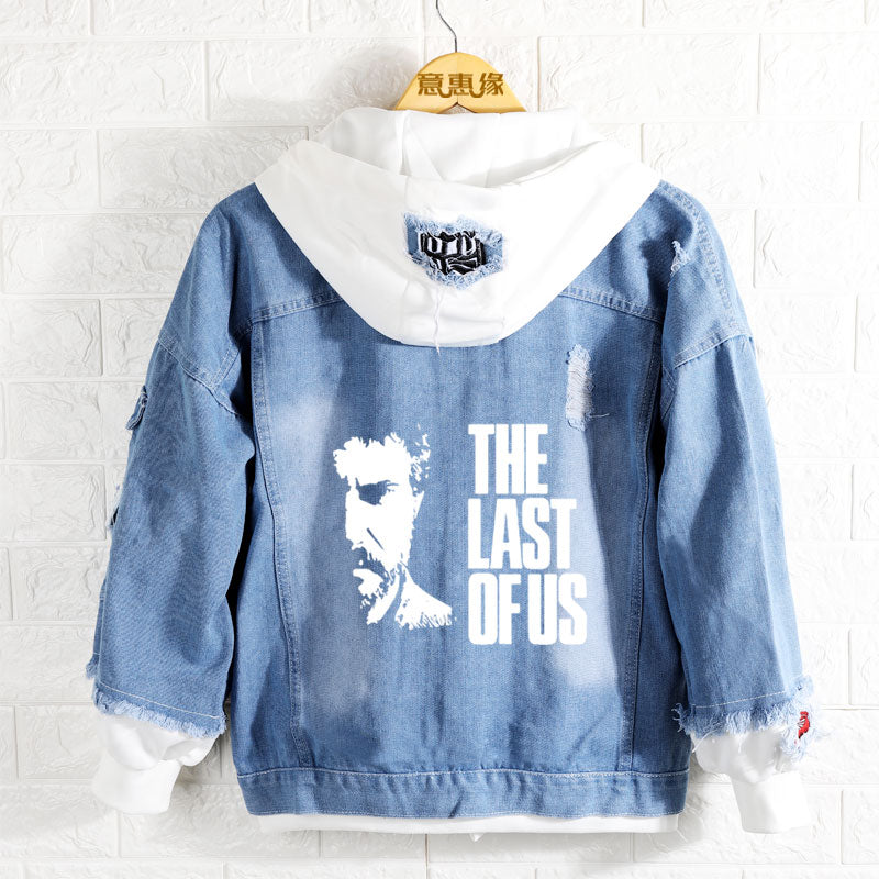 Men's The Last of Us Demin Jacket and hoodie top