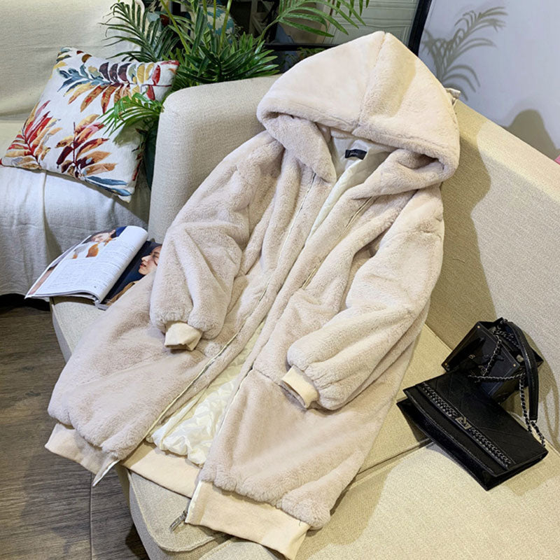 Oversized Winter Faux Fur Coat