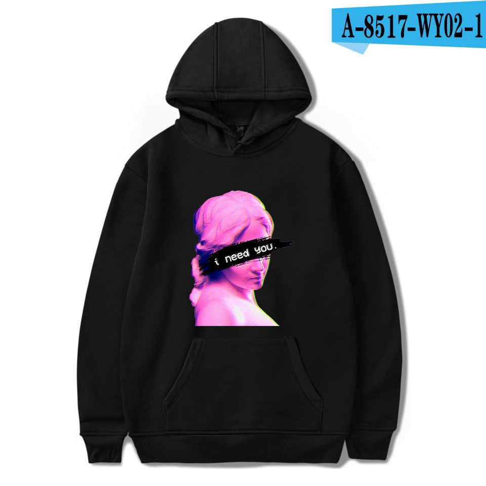 Men's Vaporwave Aesthetics Graphic Hoodie