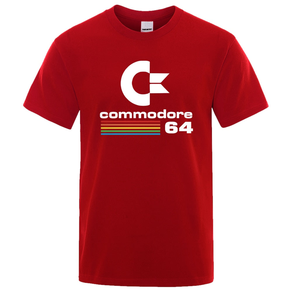 Mens Summer Commodore 64 Print T Shirt