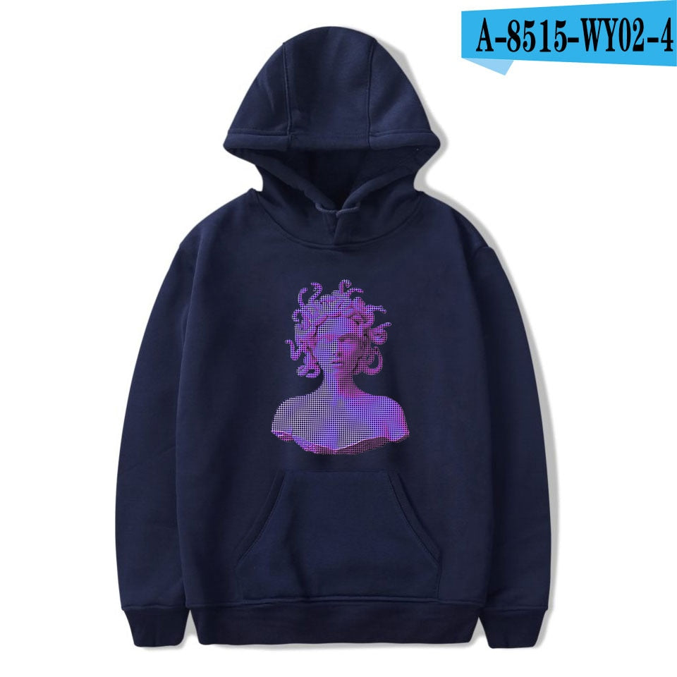 Men's Vaporwave Aesthetics Graphic Hoodie