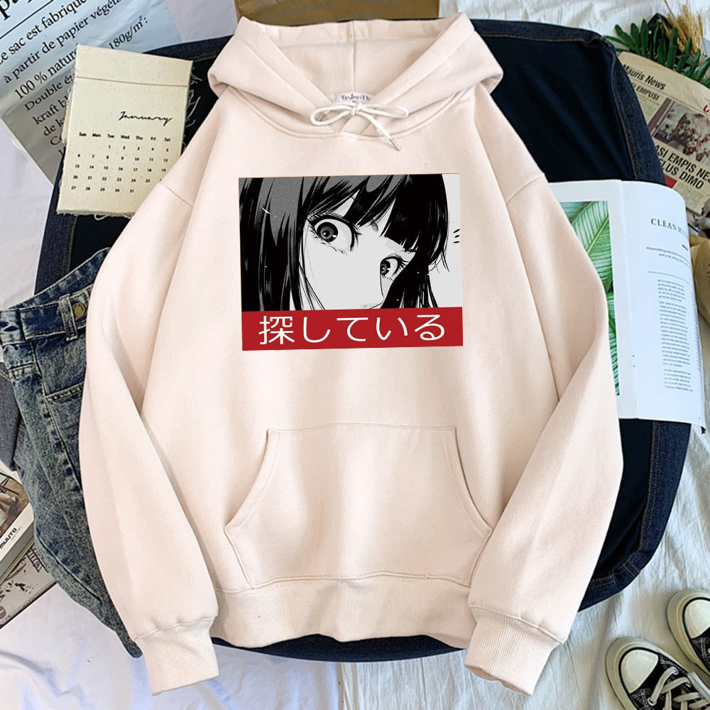 Female Cartoon Little Devil Girl Warm Hoodies