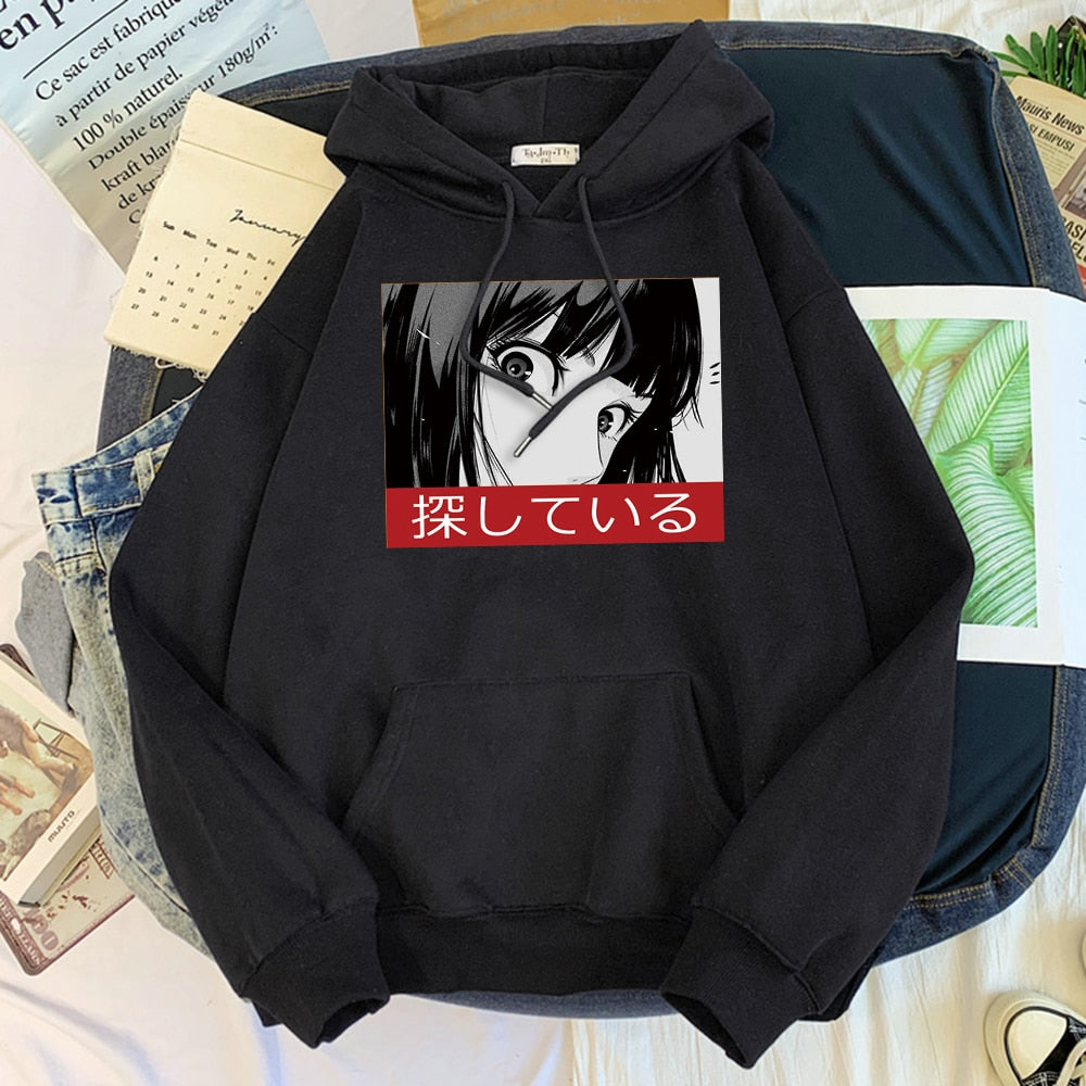 Female Cartoon Little Devil Girl Warm Hoodies