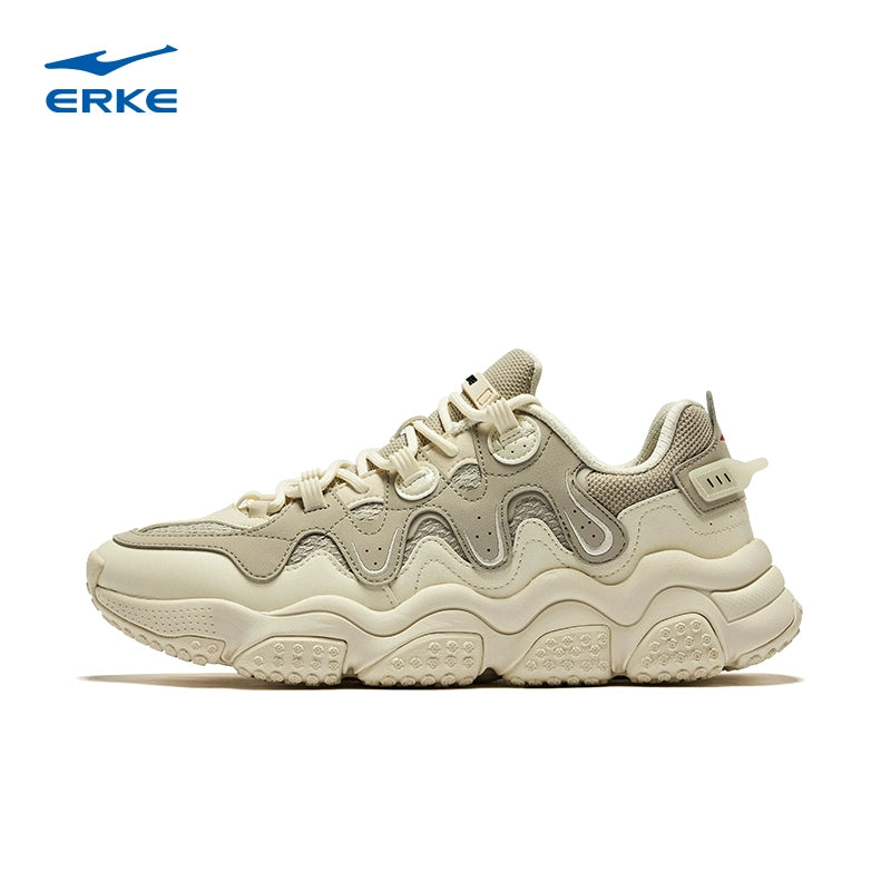 Mens Hongxing Erke Couple Cloud Casual Shoes New Thick Sole Versatile Sneaker Increased Men's Clunky Sneakers