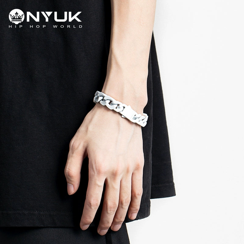 Unisex Nyuk Paint Hip Hop Multi-Color Optional Couple Bracelet