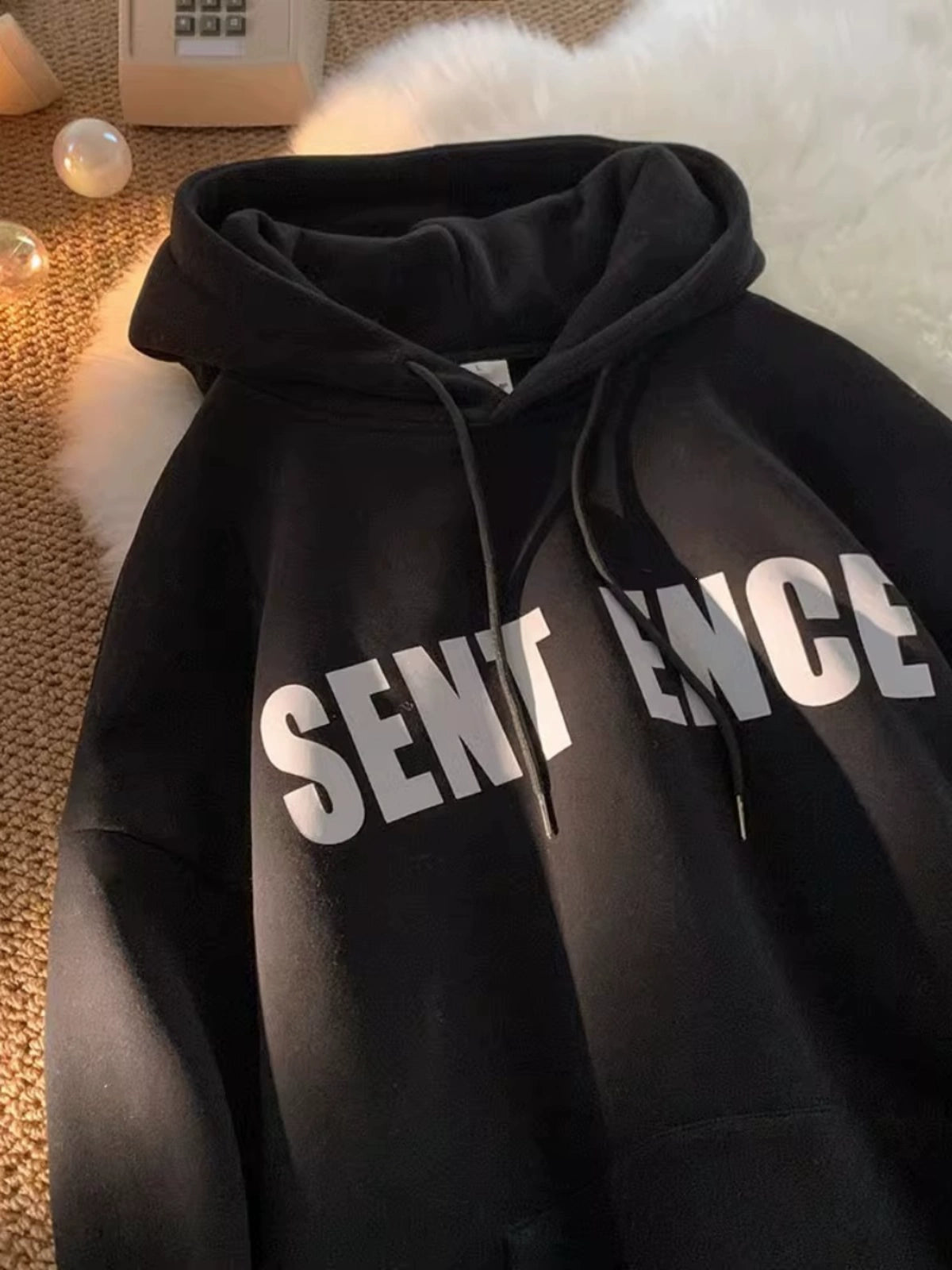 Mens Oversize SENTENCE Sweatshirt