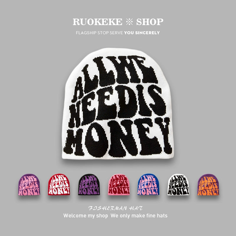 Unisex Ruokeke  Jacquard Fashion Warm Knitted Hat