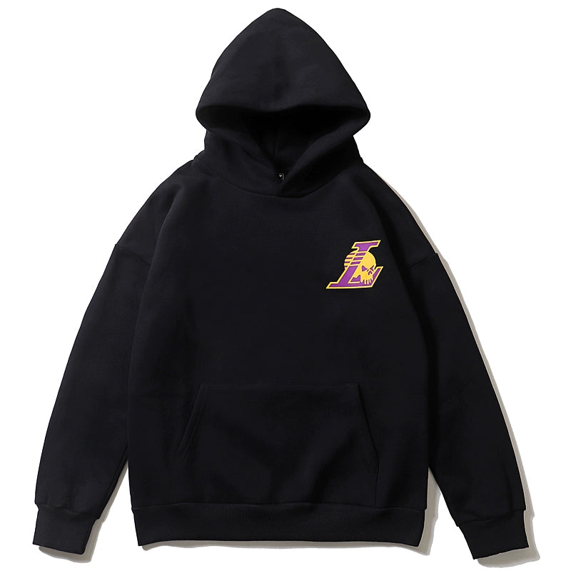 Mens American Hip Hop Style Lakers Limited Hot Shot Death Hooded Couple Hoodies