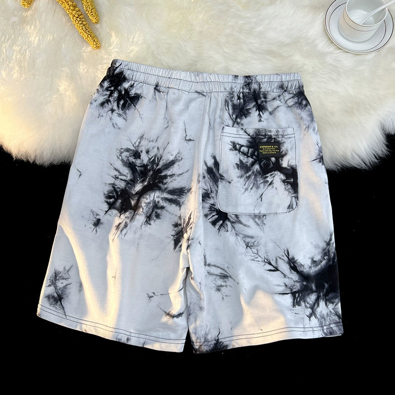 Unisex Tide Ink Rendering Landscape Oil Painting Casual Men and Women Shorts