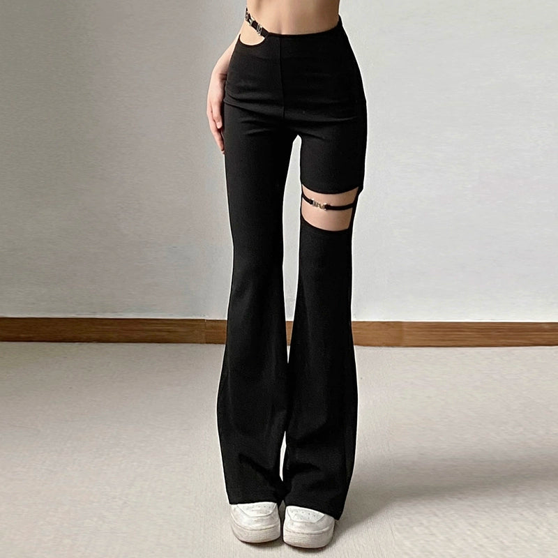 Womens Sylcue High Waist Sexy Casual Pants