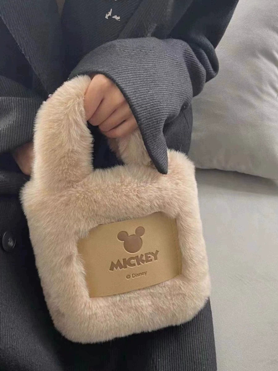 Easiest for Match Ins Cute Plush Bag Women's Fall and Winter 2023 New Arrival Furry Shoulder Messenger Bag Satchel Fur Bag