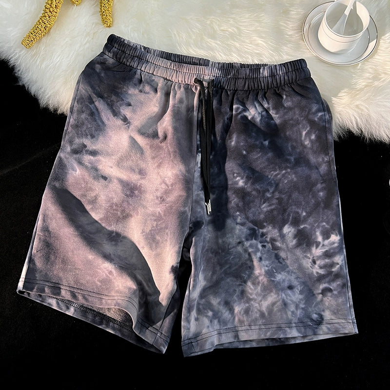 Unisex Tide Ink Rendering Landscape Oil Painting Casual Men and Women Shorts