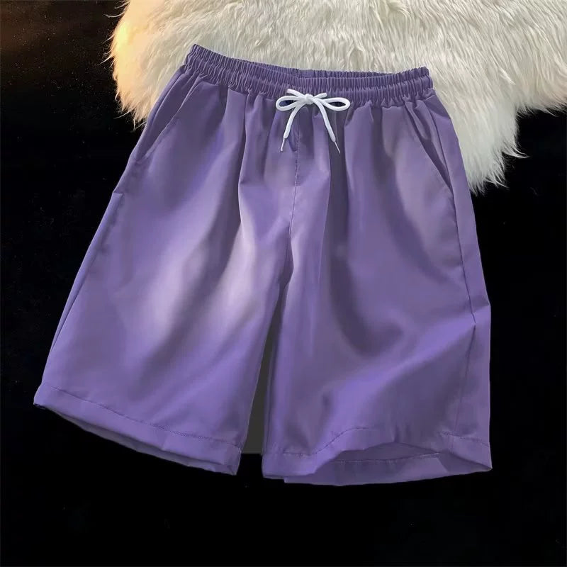 Mens Trendy Simple and Fresh Casual Shorts