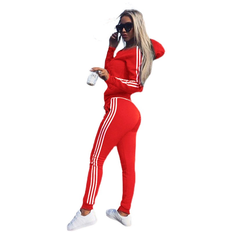 Women's Sportswear Set Winter Clothes Women's Sport Suit Knitted