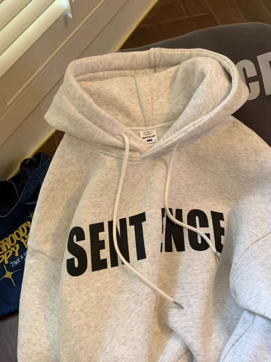 Mens Oversize SENTENCE Sweatshirt