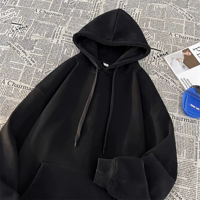 Men's Autumn Coat Hiphop Casual Hooded Sweatshirt