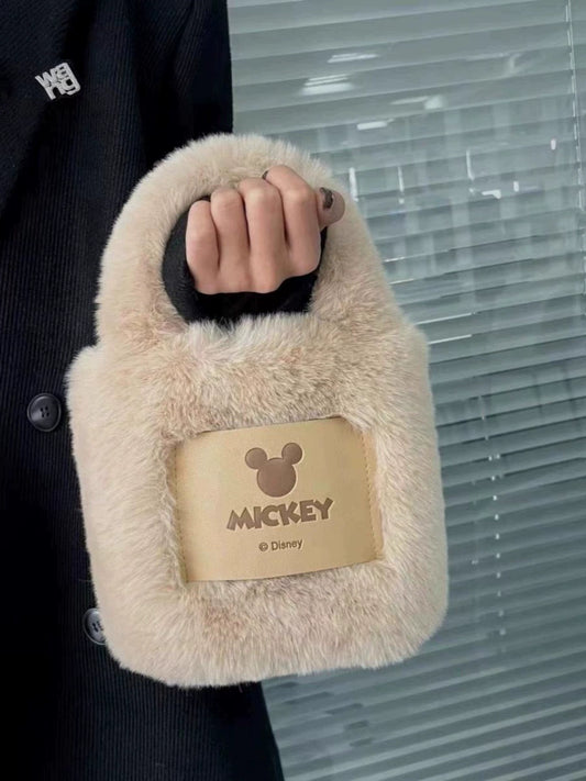 Easiest for Match Ins Cute Plush Bag Women's Fall and Winter 2023 New Arrival Furry Shoulder Messenger Bag Satchel Fur Bag