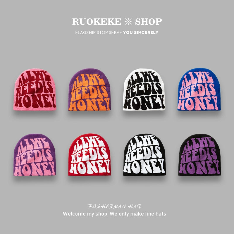 Unisex Ruokeke  Jacquard Fashion Warm Knitted Hat