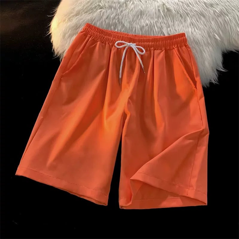 Mens Trendy Simple and Fresh Casual Shorts