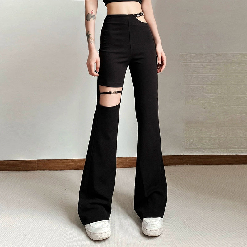 Womens Sylcue High Waist Sexy Casual Pants