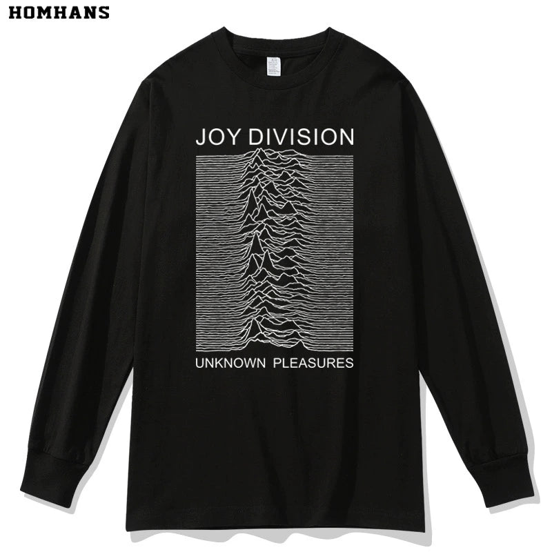 Unisex JOY DIVISION Nostalgic Style Retro Long-Sleeved Sweater