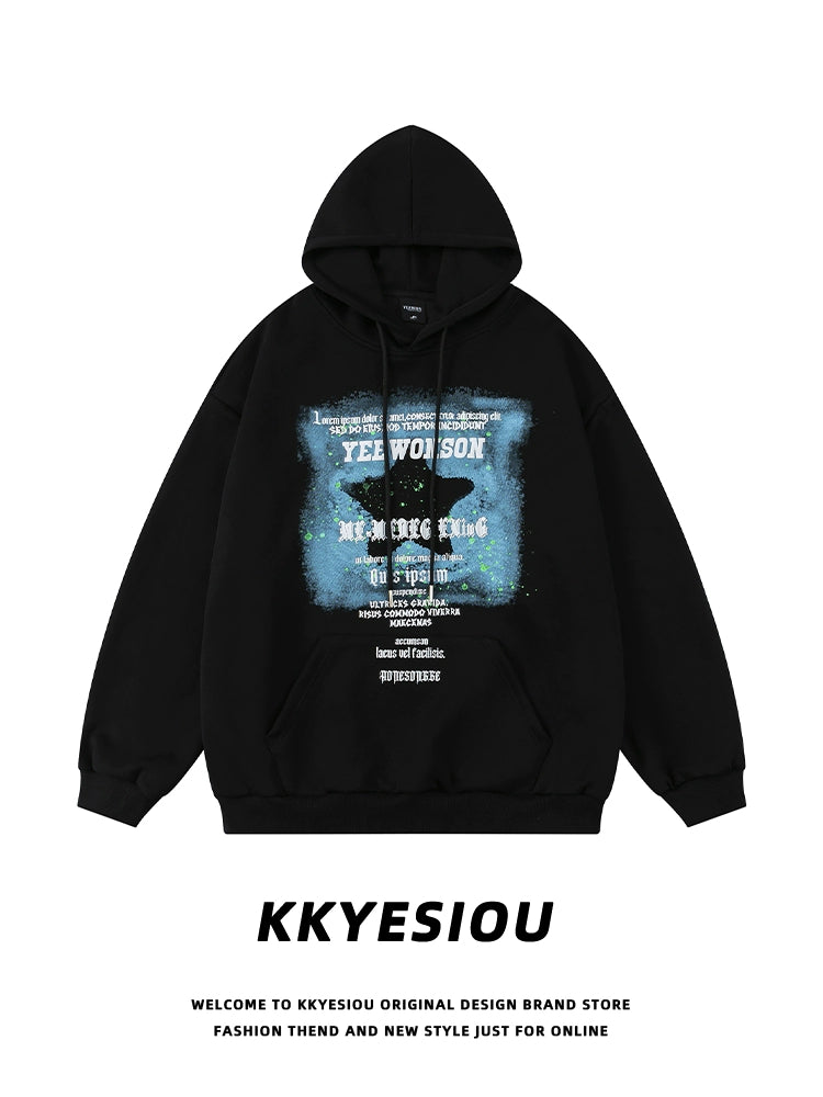 Unisex Kkyesiou  Retro College Style Sweatshirt