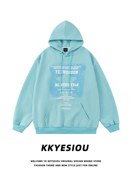 Unisex Kkyesiou  Retro College Style Sweatshirt