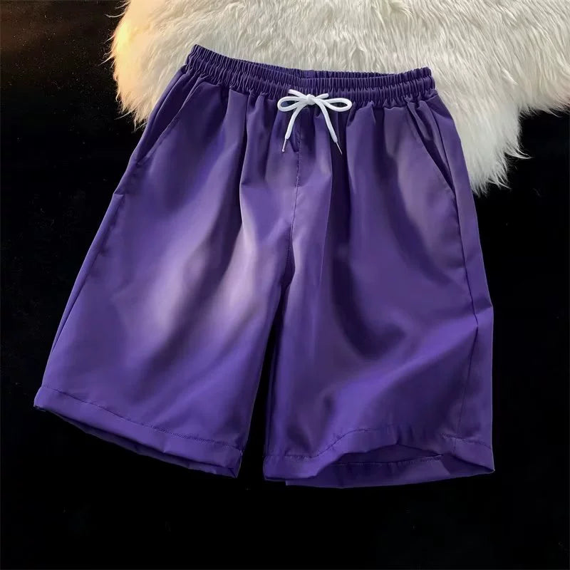 Mens Trendy Simple and Fresh Casual Shorts