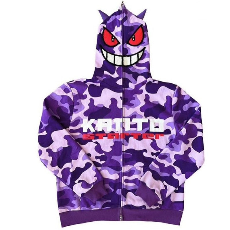 Pokémon Gengar Graphic 3D hoodie