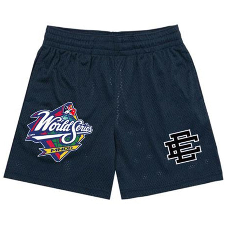 Men Solid Color Printed Shorts