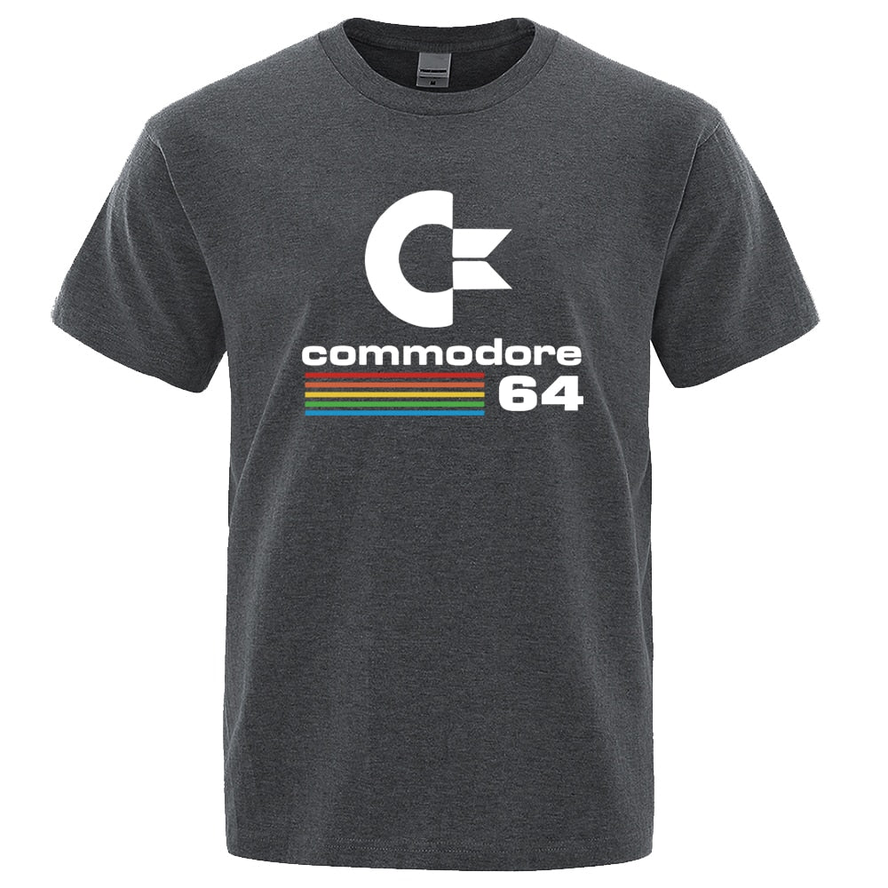 Mens Summer Commodore 64 Print T Shirt