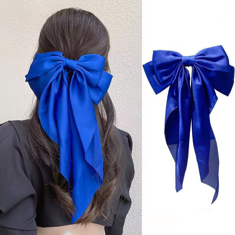 Chiffon Bow Hair Clip Women