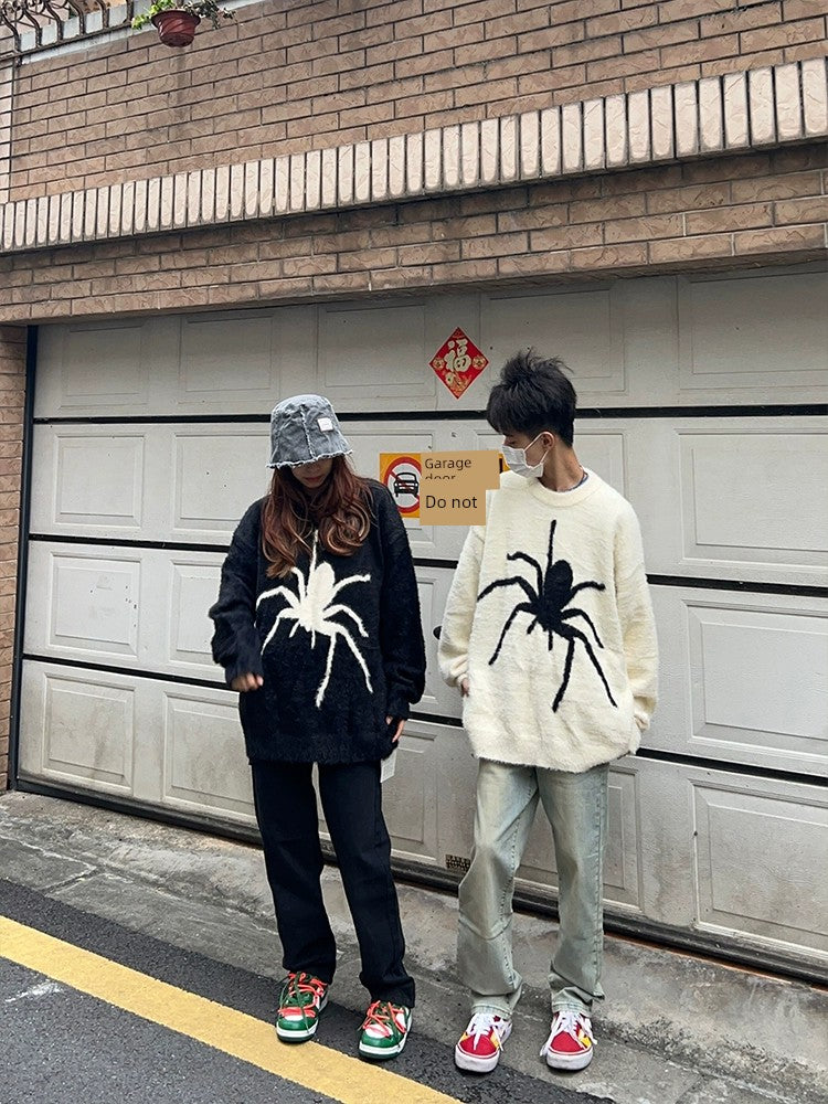 Unisex Original Niche Spider Casual round Neck Sweater