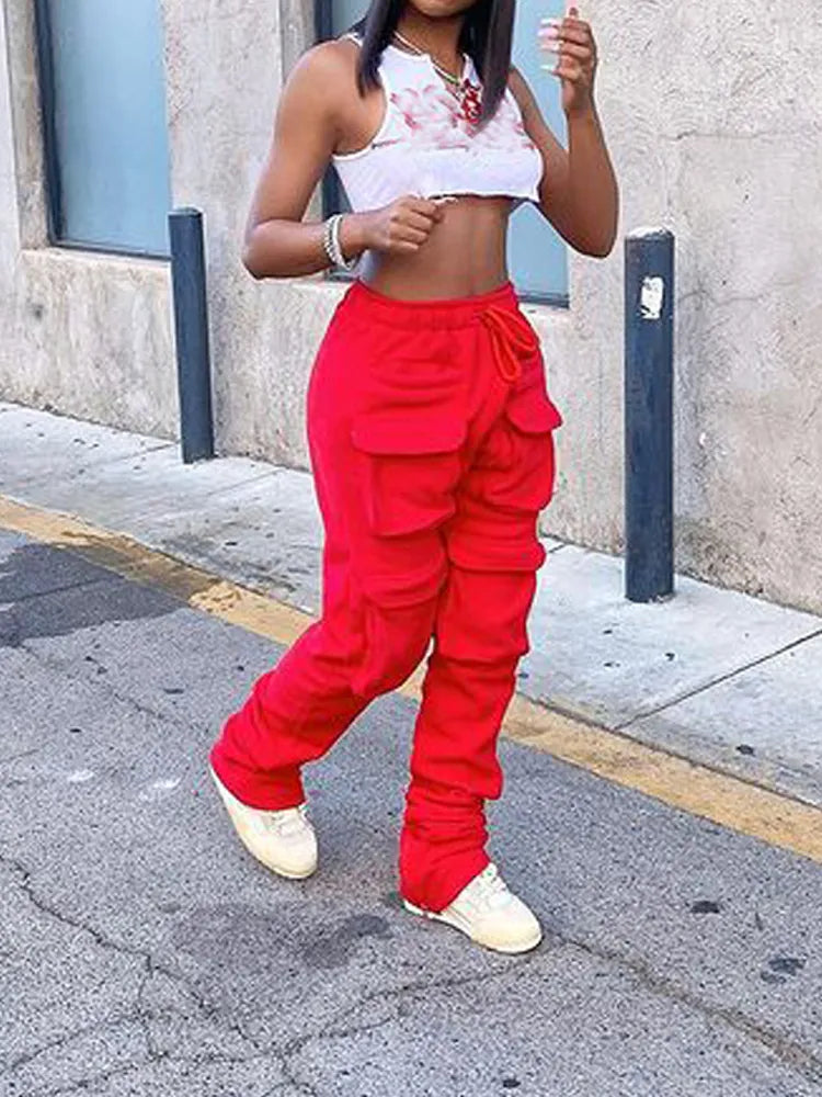 Women's High Waist Y2K Streetwear