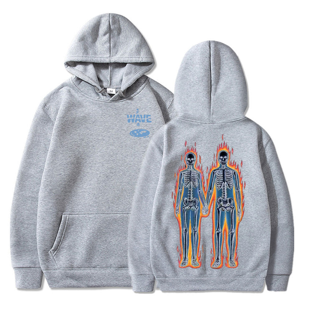 Unisex Skeleton Thermal Imaging Graphic Hoodie