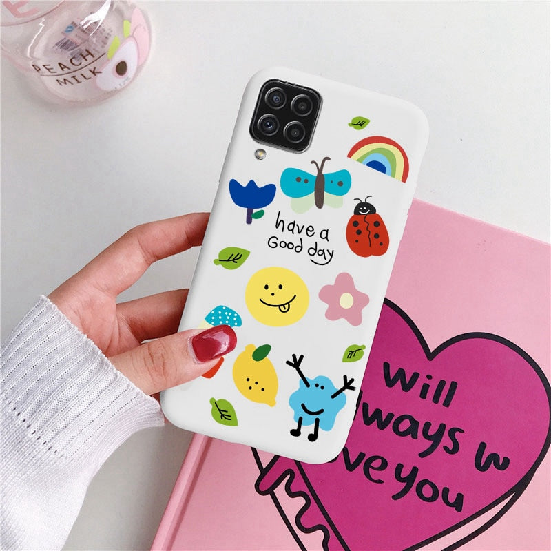 Love Heart Butterfly Flower Graphic Samsung Case