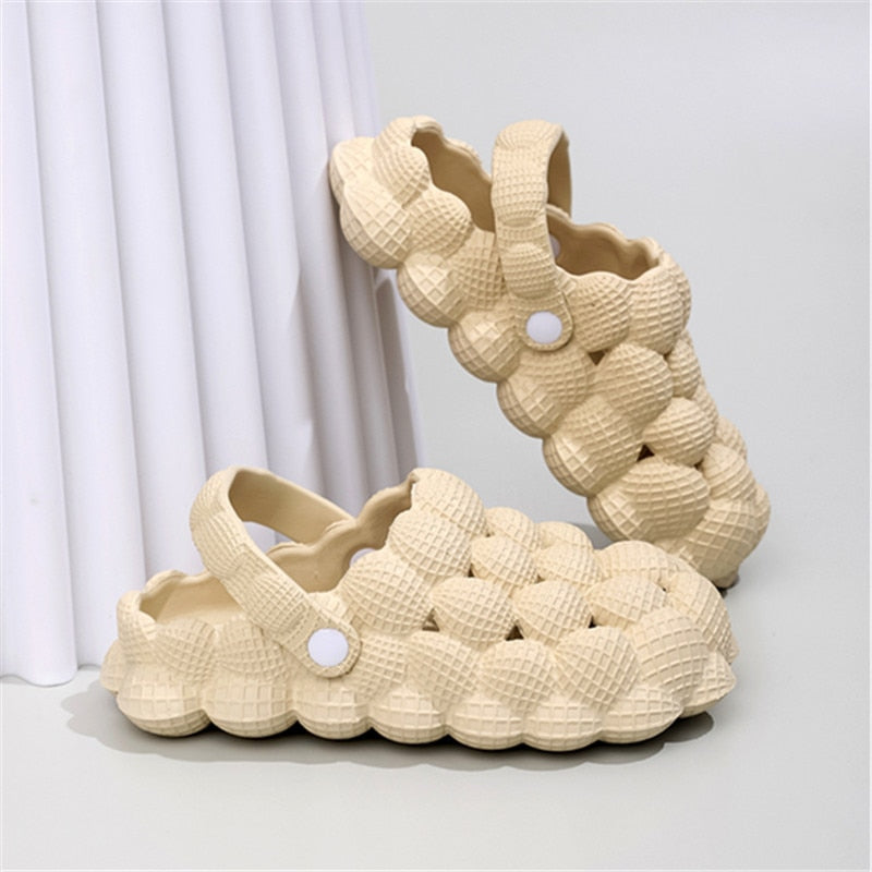 SHEVALUES Clogs Bubble Ball Sandals