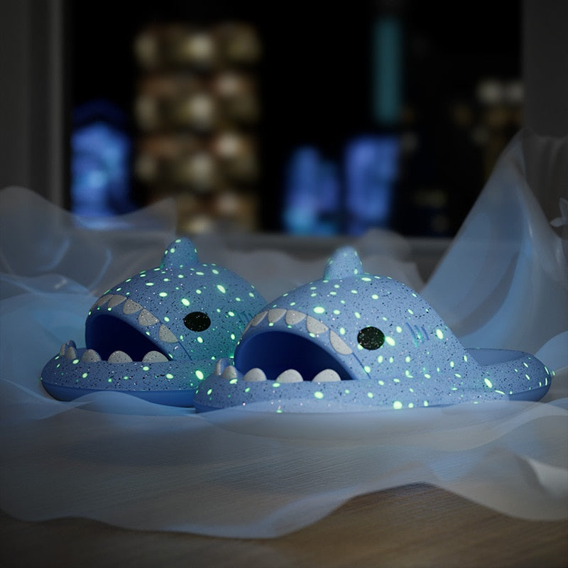 Fluorescence Shark Slippers