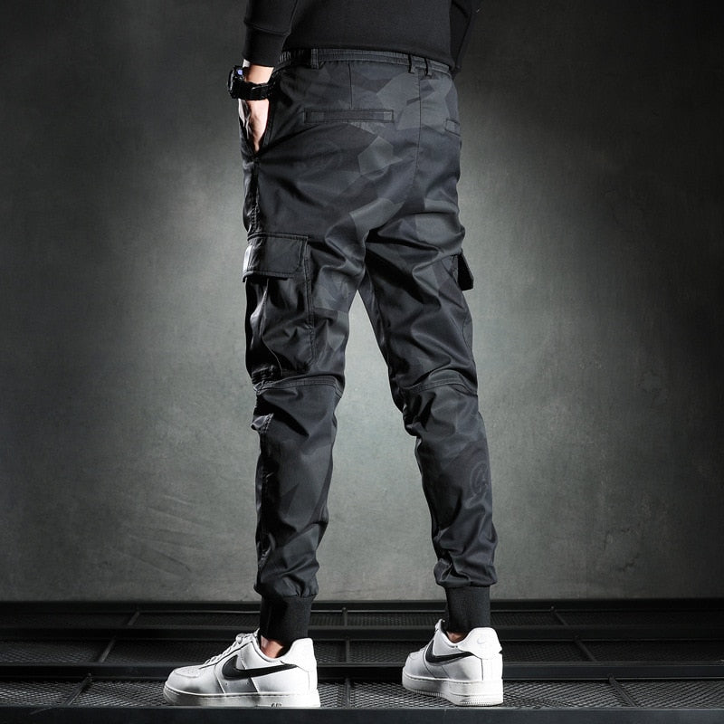 Sweatpants Men Camouflage Elasticity Military Cargo Pants