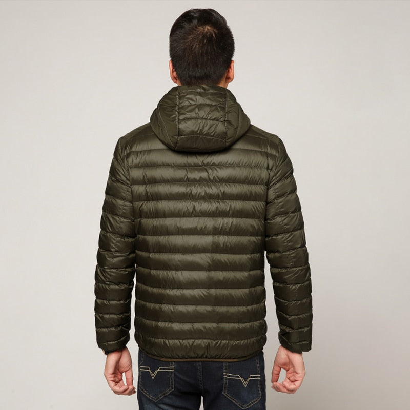 Men's All-Season Ultra Lightweight Packable Down Breathable Coat