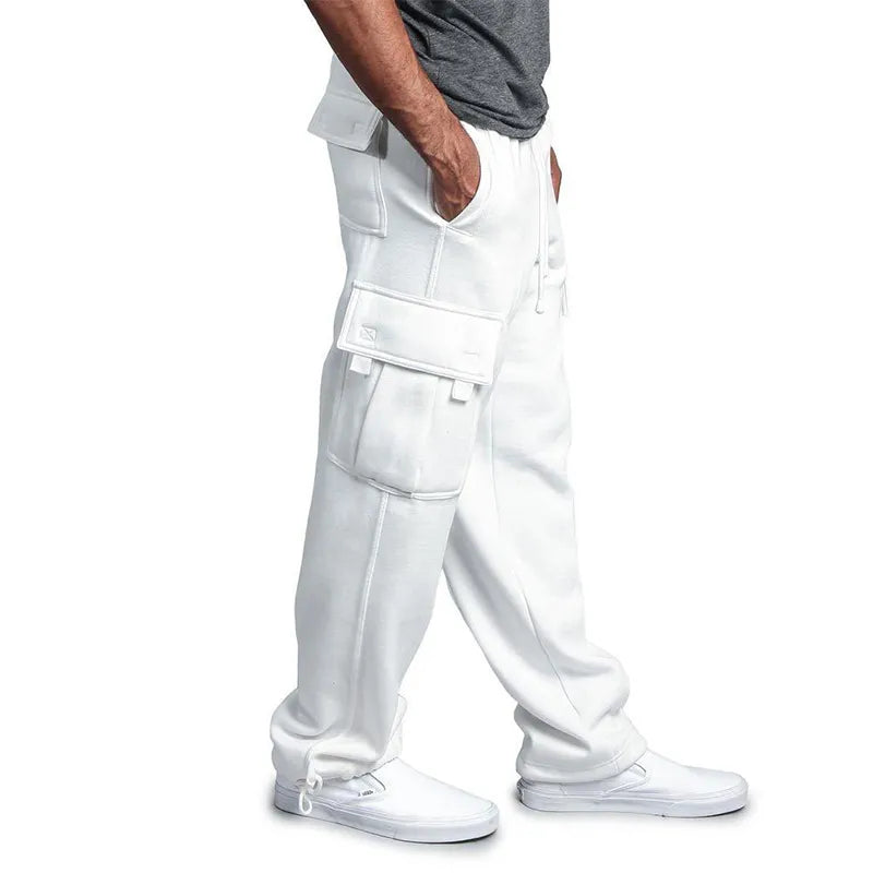 Men's Casual Gyms Track Pants Drawstring Cargo Pants