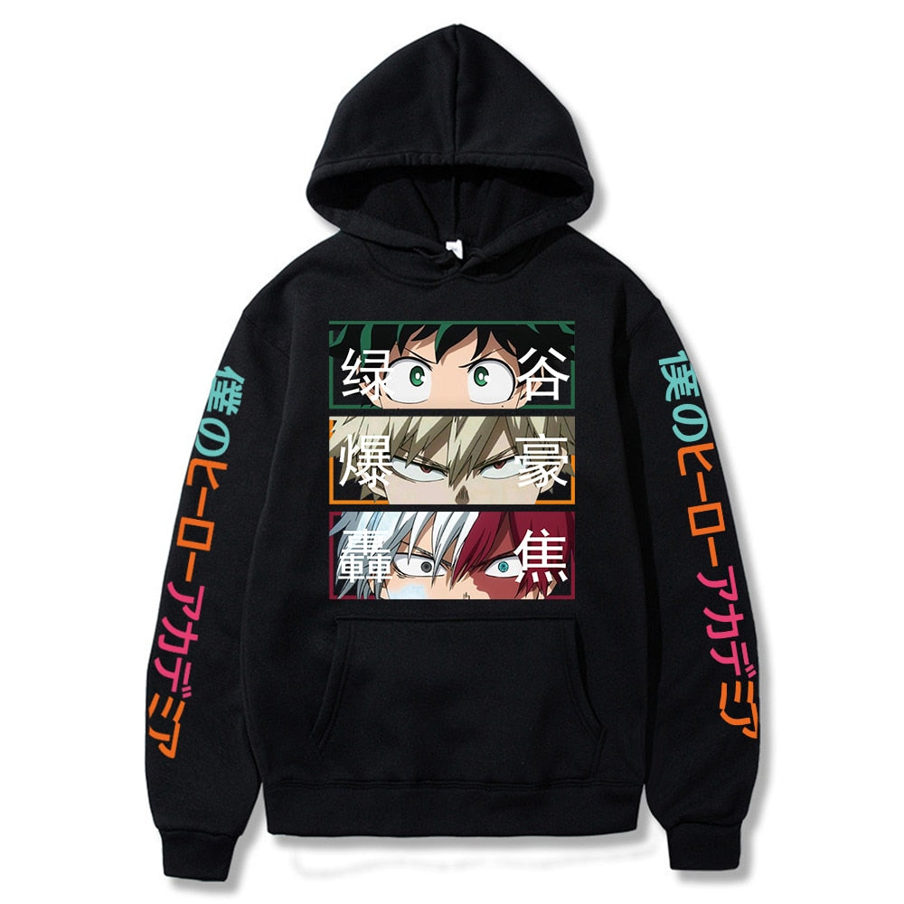 Harakuju My Hero Academia Printed Hooded Sweatshirt