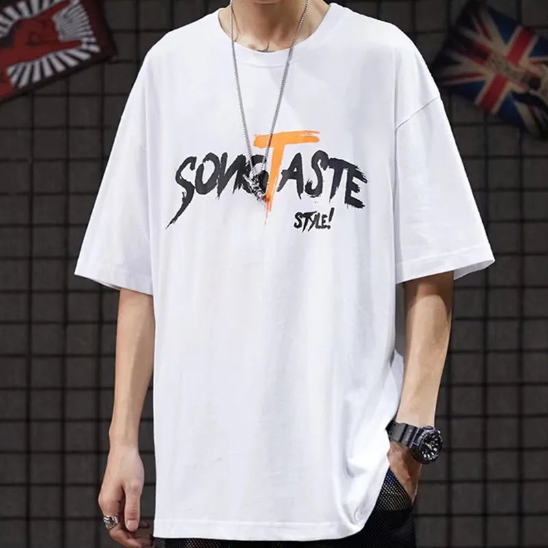 Mens Graphic Printed Harajuku Fashion Tops