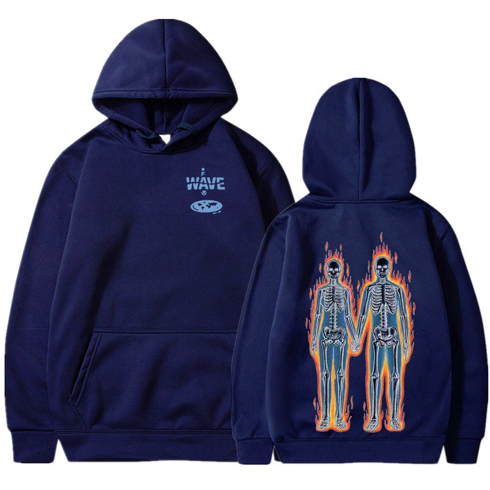 Unisex Skeleton Thermal Imaging Graphic Hoodie