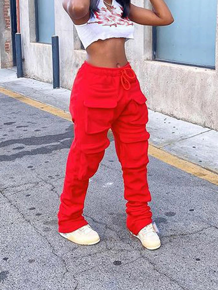 Women's High Waist Y2K Streetwear