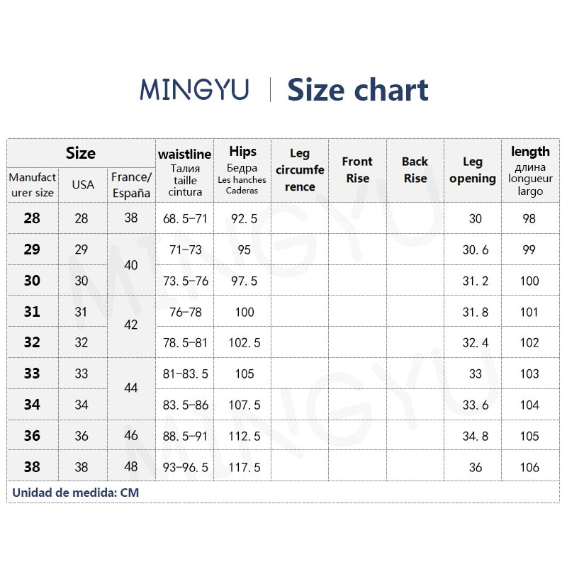 Mingyu Brand Summer Men's Casual Pants