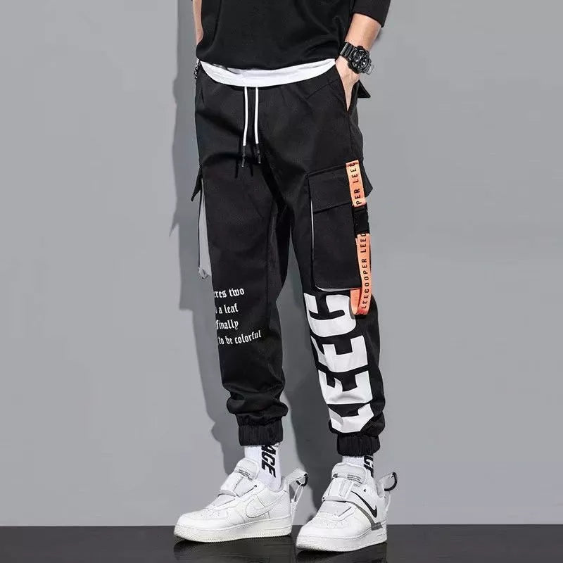 Mens Cargo Pants Men Streetwear Cotton Joggers Fashion